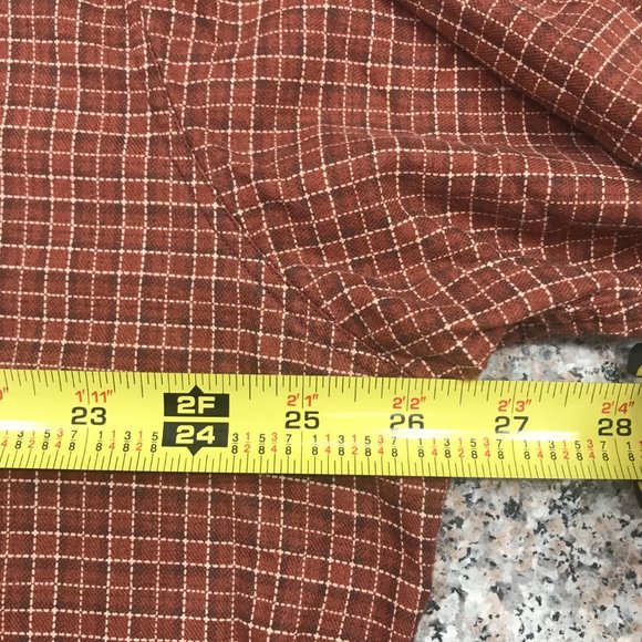 Ralph Lauren Double RL RRL Brown Checkered Casual Button Down Shirt - Picture 6 of 6